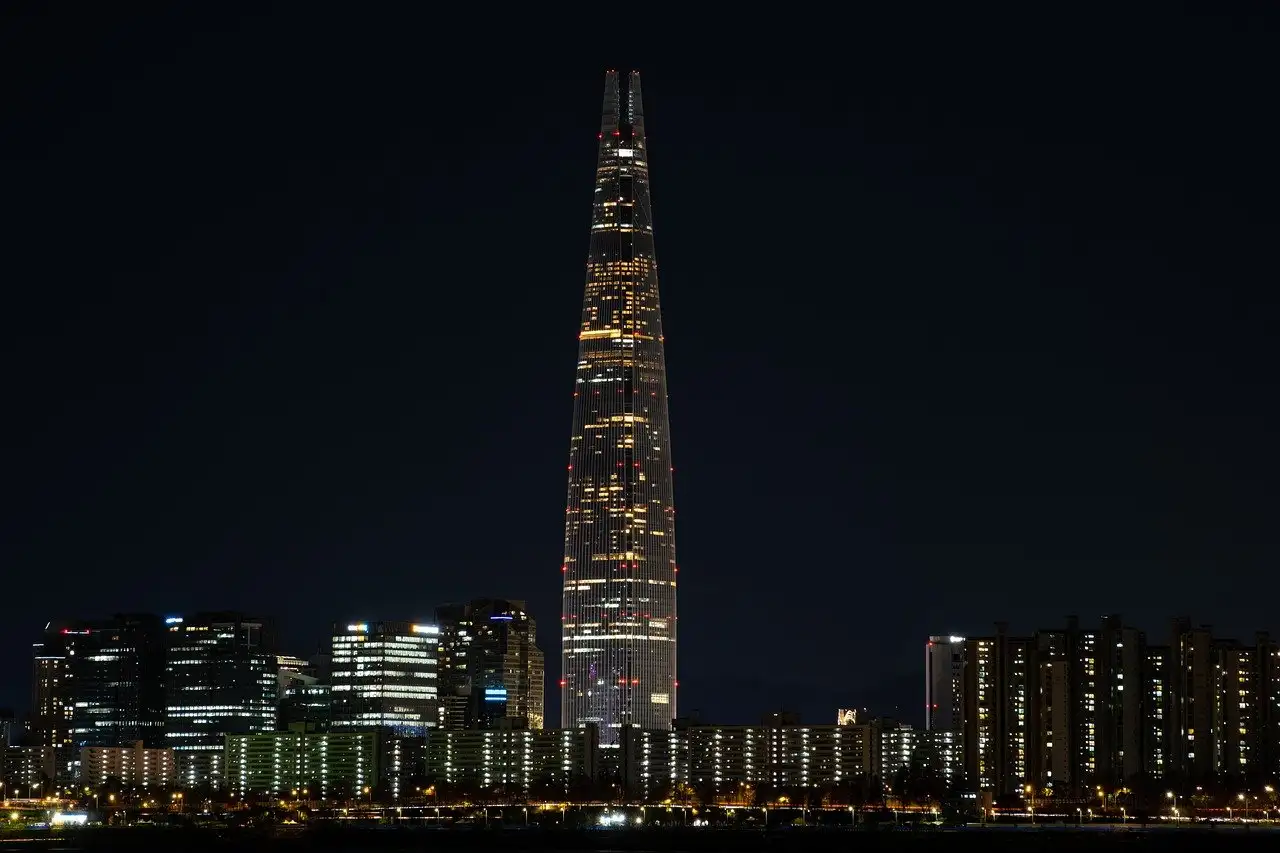 Czy Lotte World Tower jest w Seulu, Korei Południowej?