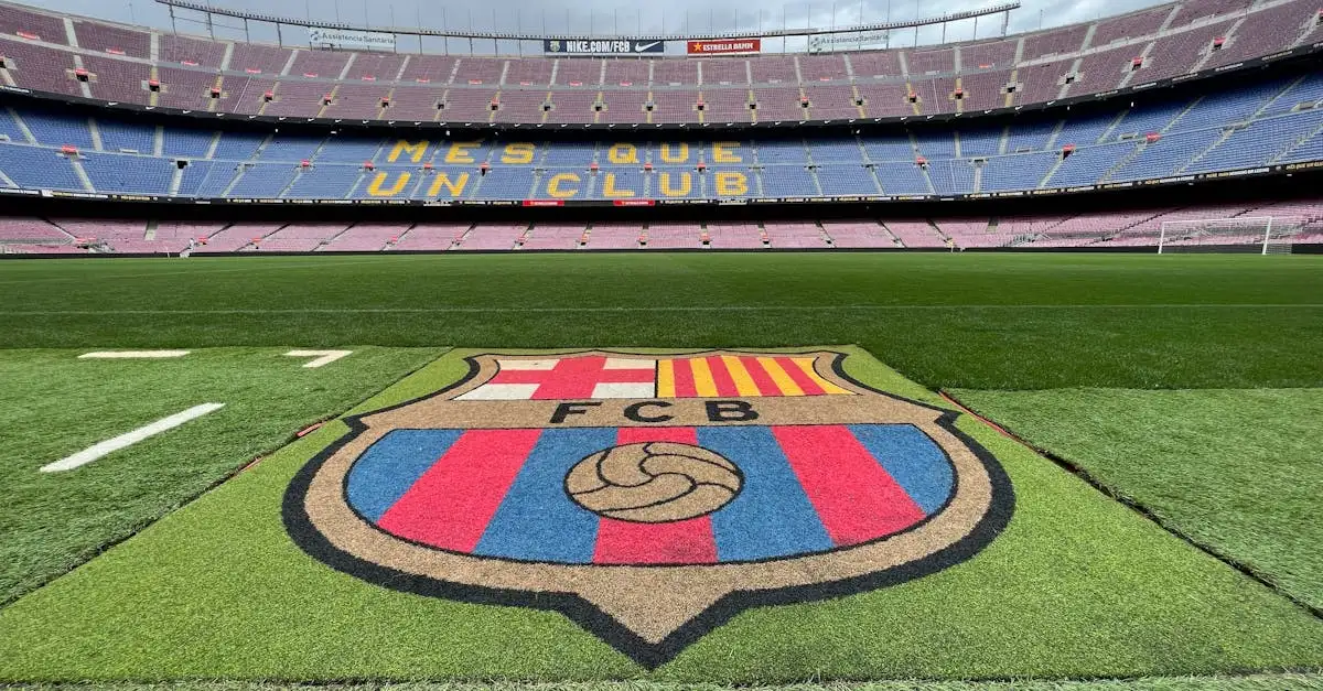 Gdzie znajduje się FC Barcelona, znany klub piłkarski?