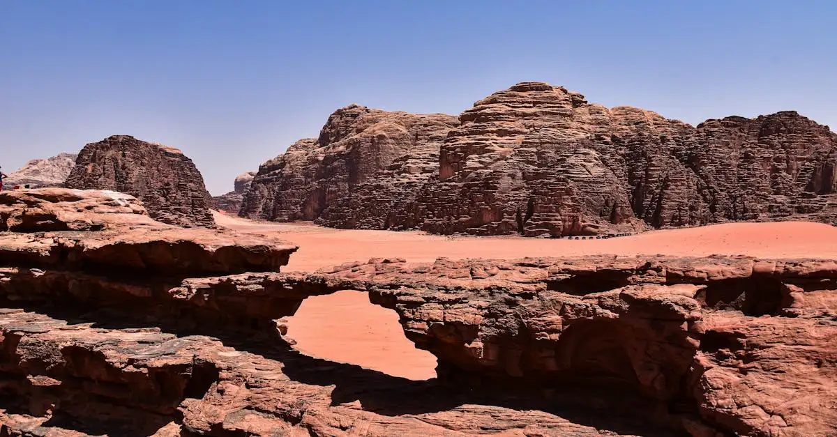 Gdzie znajduje się pustynia Wadi Rum w Jordanii?