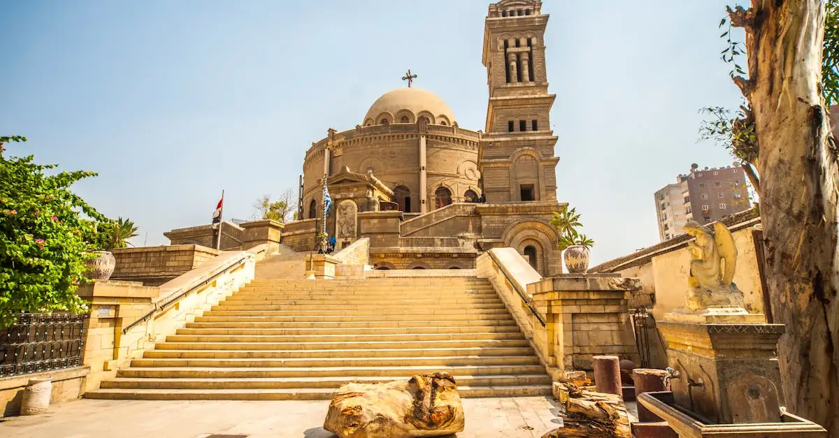Jakie miasto było centrum Kościoła koptyjskiego w Egipcie?