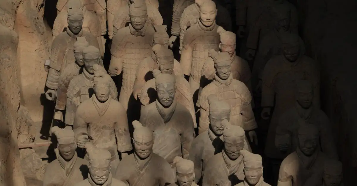 Która dynastia stworzyła armię terakotową w Chinach?