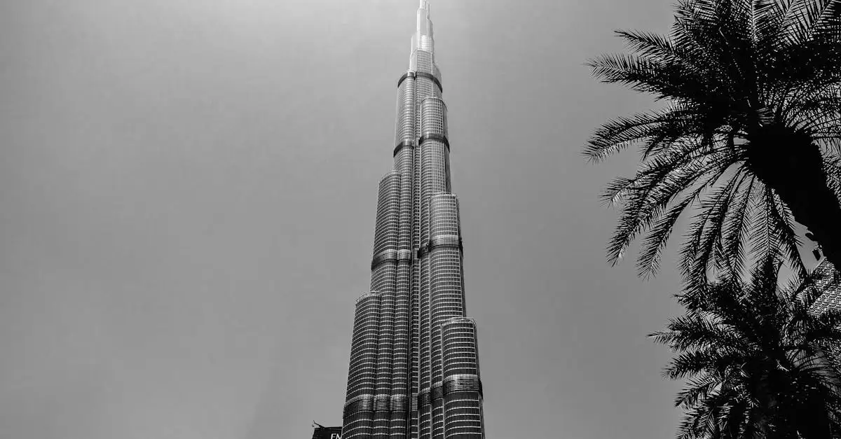 Gdzie dokładnie znajduje się Burj Mohammed bin Rashid?