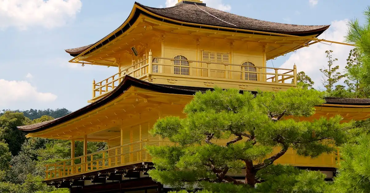 Które miasto w Japonii skrywa Złoty Pawilon?