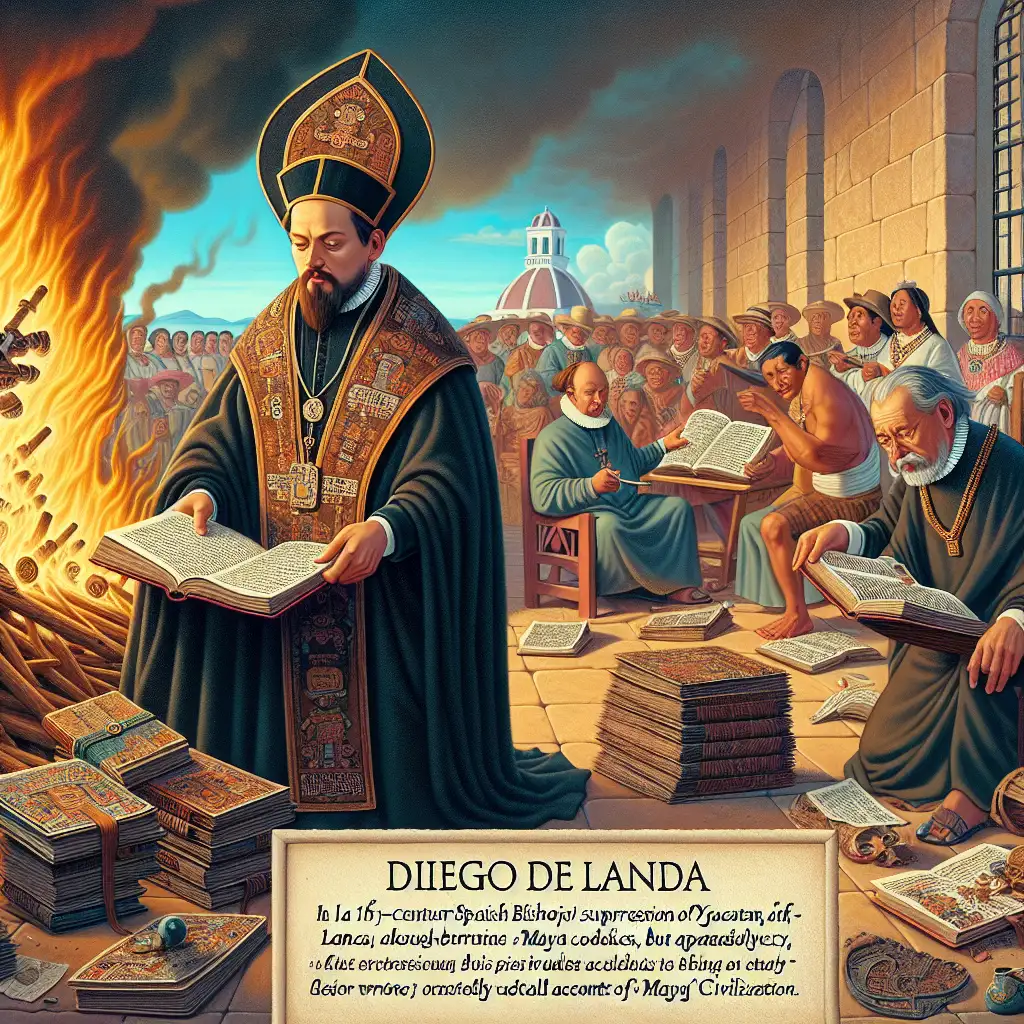 Co wiedział Diego de Landa o kodeksach Majów?