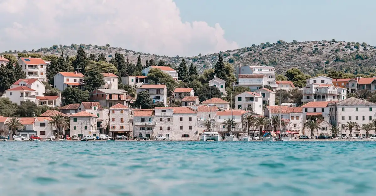 Które chorwackie miasto było portem dla Austrii?