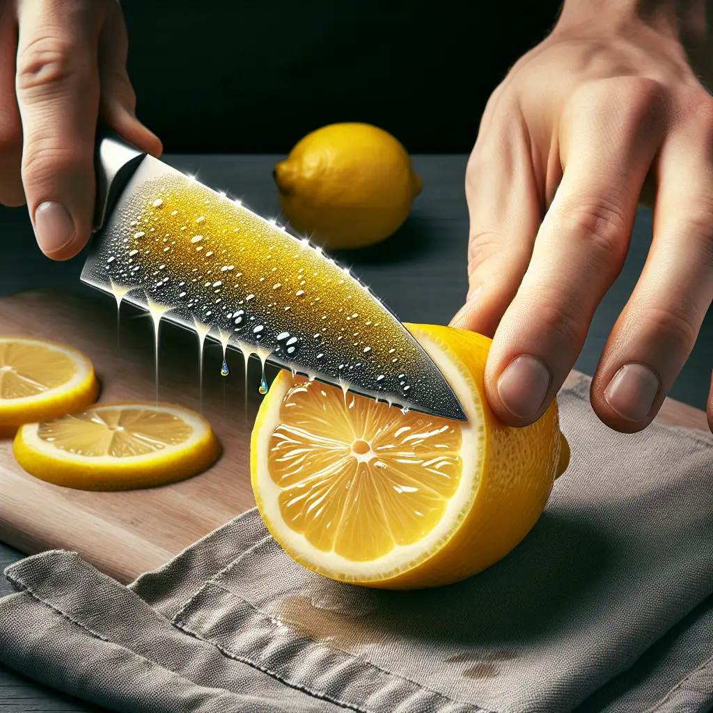 Jak pół cytryny może poprawić ostrość twoich noży?
