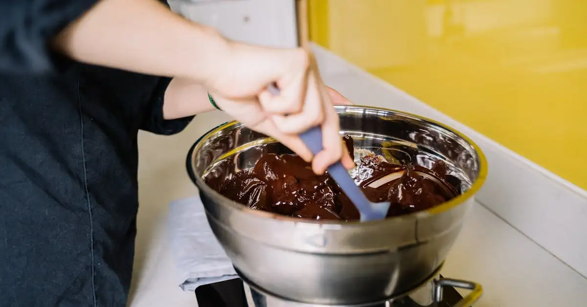 Jak zapobiec topnieniu czekolady podczas siekania?